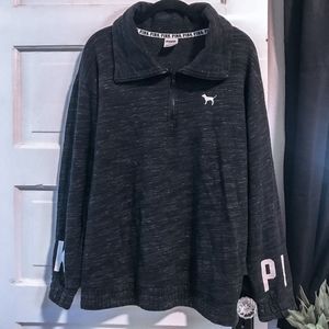 VS PINK collared sweatshirt